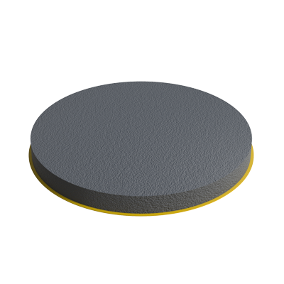 EPDM adhesive round glide for a adjustable foot