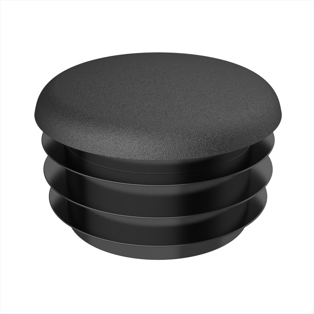 LSL inserts are designed to ensure a <b>good hold</b>, an <b>easy assembly</b>, and a <b>minimalist finish</b> due to the rounded shape of their head. They are used to seal tubes and/or various holes that do not have to withstand great mechanical stress, and <b><i>are not recommended as an alternative to gliders on chairs and/or furniture</b></i>.
<br>
For its use as a sliding insert, and to achieve easy assembly on tubes with greater wall thickness, we recommend chamfering the inner diameter of the tube (approx. 0.3 - 0.5 x 60°).
<br>
<b>Special colours</b>, <b>company logo</b> and manufacturing with <b>TPE material</b> (slip-resistant, noise-reducing and resistant to a higher temperature range), can be requested on request, please contact us.
<br>
For technical production reasons, a residual sprue may exceed the L dimension. Depending on the selected article, the surface finish may vary between polished and eroded.
<br>