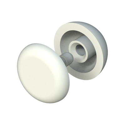 Nit kopułkowy MRD. Wyposażony jest w mechanizm blokujący, który zapobiega rozłączeniu się jego połówek. Brak ostrych krawędzi po montażu.  Artykuł ten nie jest przeznaczony do wielokrotnego użytku.