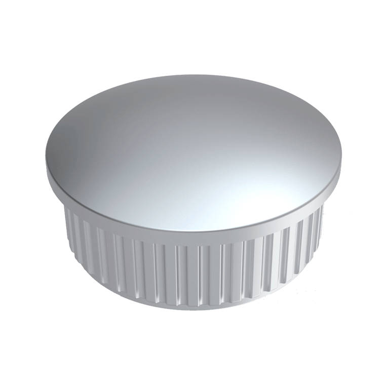 Our <b>round chrome</b> MTGLC inserts are manufactured in <b>ABS</b>, an ideal material for the chrome plating process to which this product family is subjected. <br><br>
The <b>standard</b> galvanic treatment offers a high-quality aesthetic finish and is exclusively for <b>interior</b> use.<br><br>
These plugs are available with the finish <i>Bright/polished chrome - Matte/satin chrome - Bright/polished nickel - Matte/satin nickel - Bright/polished gold - Matte/satin gold – Stainless Steel</i>, as well as with the option <b>personalization by laser engraving</b>.<br><br>
If you want this same piece in ABS <b>black color</b>, consult our family <b><a href=' https://www.iscsl.co.uk/round-tube-insert-abs/mtglo/ ' target='_top'>MTGLO</a></b>.